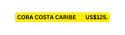 CORA COSTA CARIBE US 125