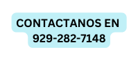 CONTACTANOS EN 929 282 7148